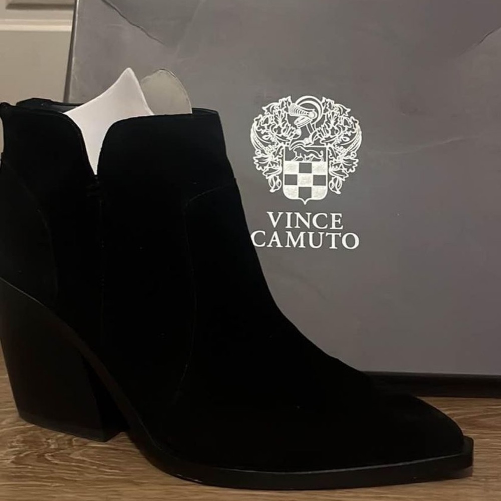 Black Vince Camuto Booties